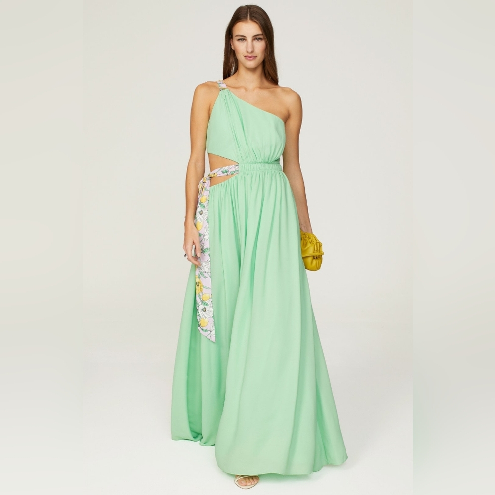 Amur Zela One Shoulder Dress *small Flaws*